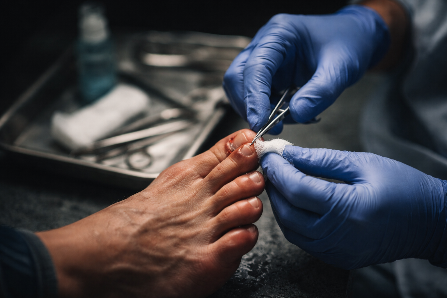 Emergency podiatry services at General Foot Care clinic in Arnold, Nottingham