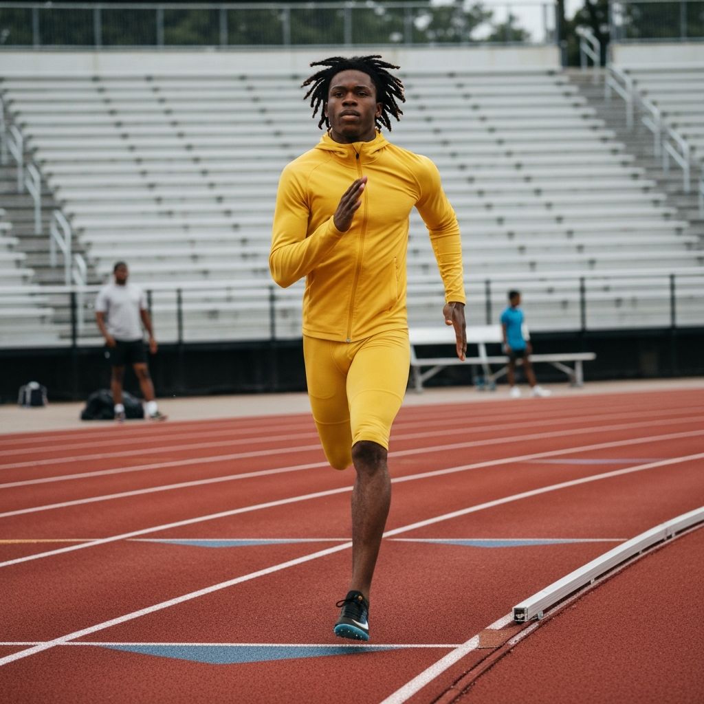 Athlete undergoing video gait analysis and biomechanical assessment at General Foot Care podiatry clinic